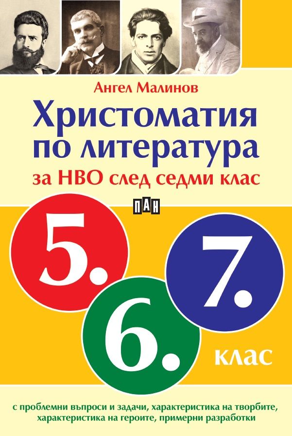 Христоматия по литература за НВО след 7. клас. Учебна програма 2024/2025 (Пан)