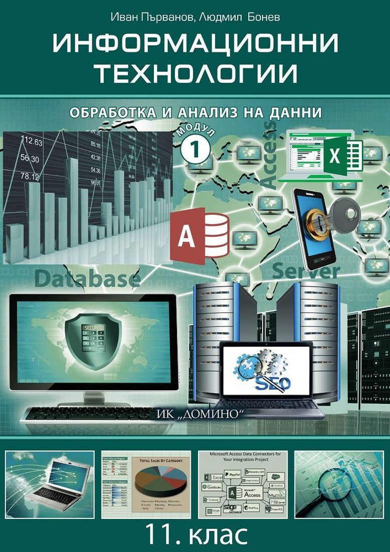 Информационни технологии за 11. клас - Модул 1: Обработка и анализ на данни. Учебна програма 2023/2024 (Домино)