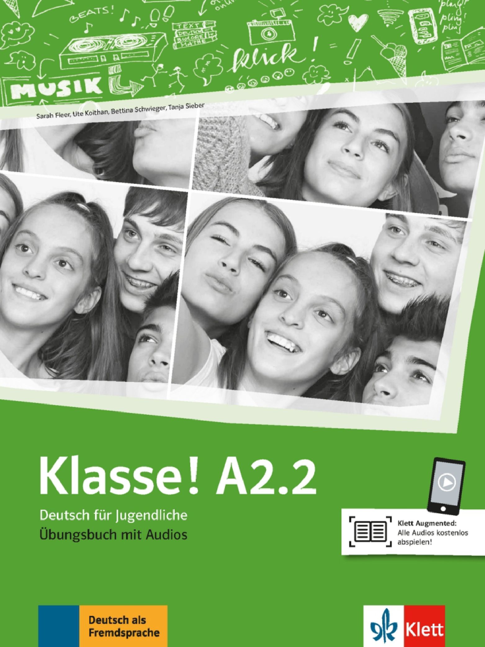 Klasse! A2.2 Ubungsbuch mit Audios