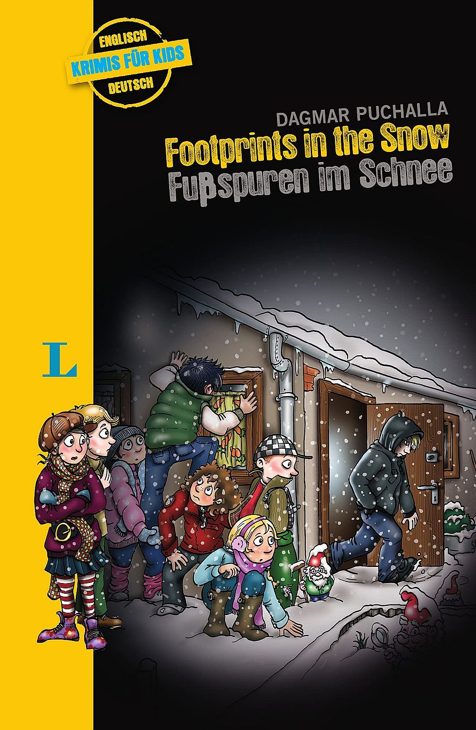 Langenscheidt Krimis fur Kids Footprints in the Snow – Fusspuren im Schnee Englisch-Deutsch