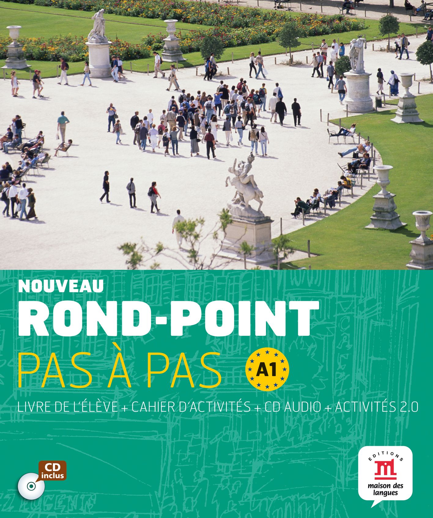 Nouveau Rond-Point pas à pas Libro del alumno + Cuaderno de actividades + CD A1