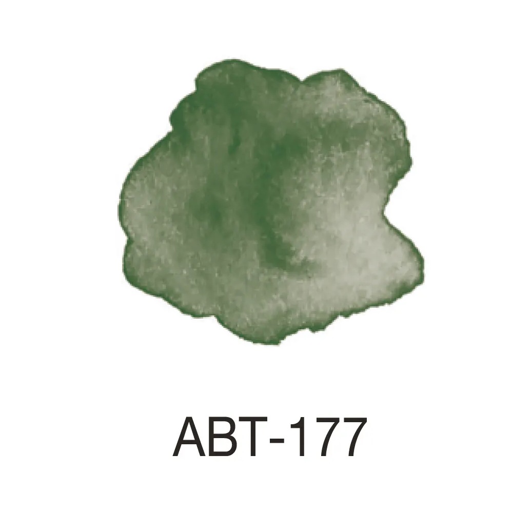 Aкварелен двувърх маркер Tombow ABT Dual Brush, четка 3.5 мм, връх 0.8 мм, 177 dark jade