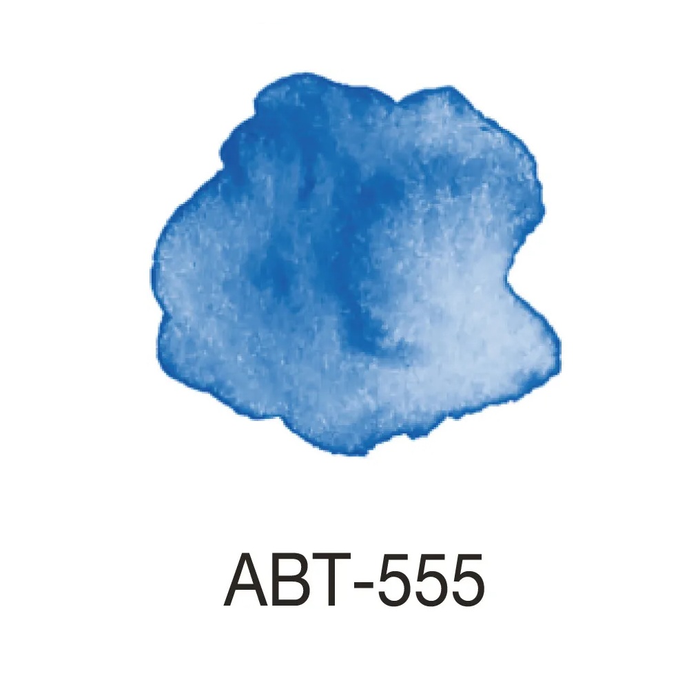 Aкварелен двувърх маркер Tombow ABT Dual Brush, четка 3.5 мм, връх 0.8 мм, 555 ultramarine
