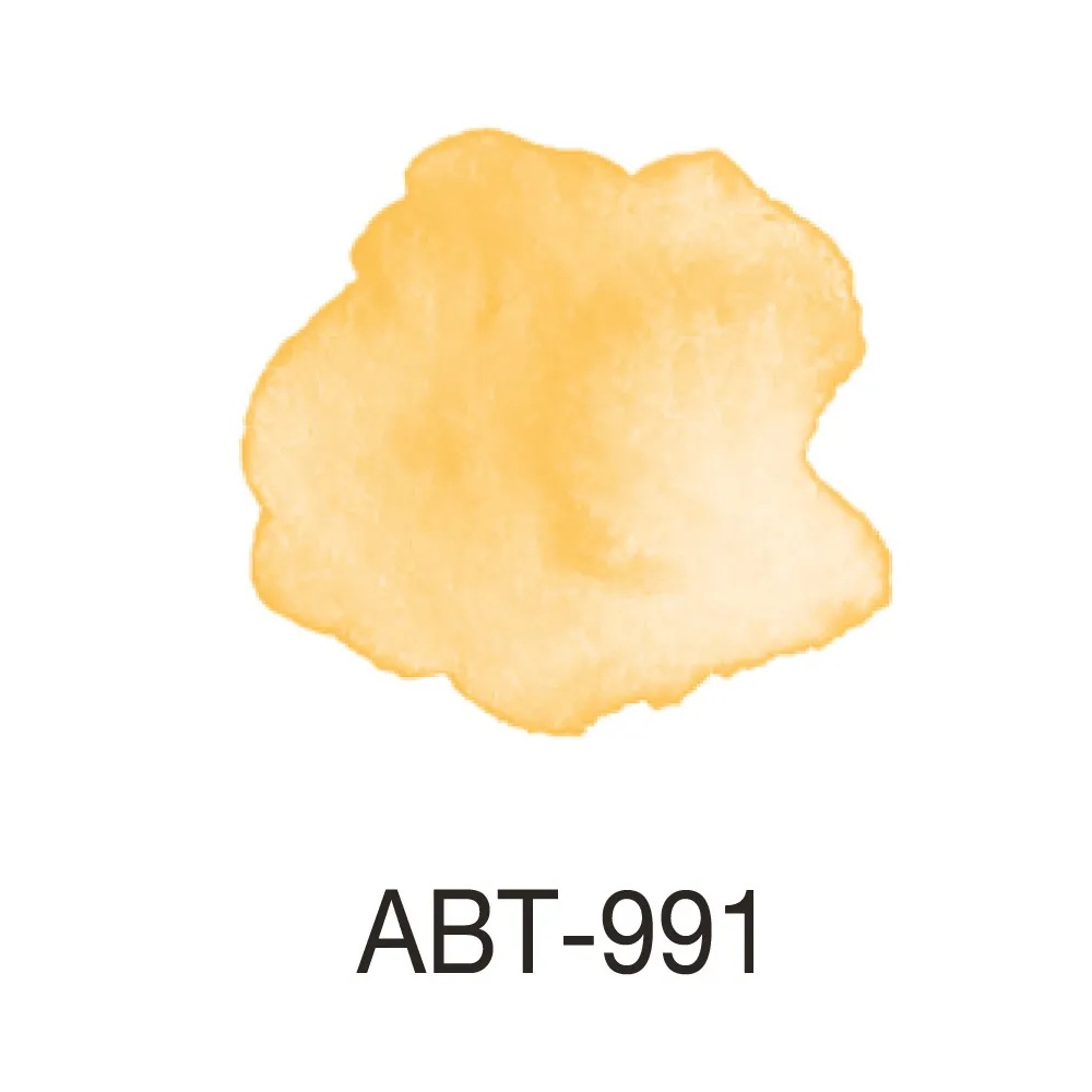 Aкварелен двувърх маркер Tombow ABT Dual Brush, четка 3.5 мм, връх 0.8 мм, 991 light ochre