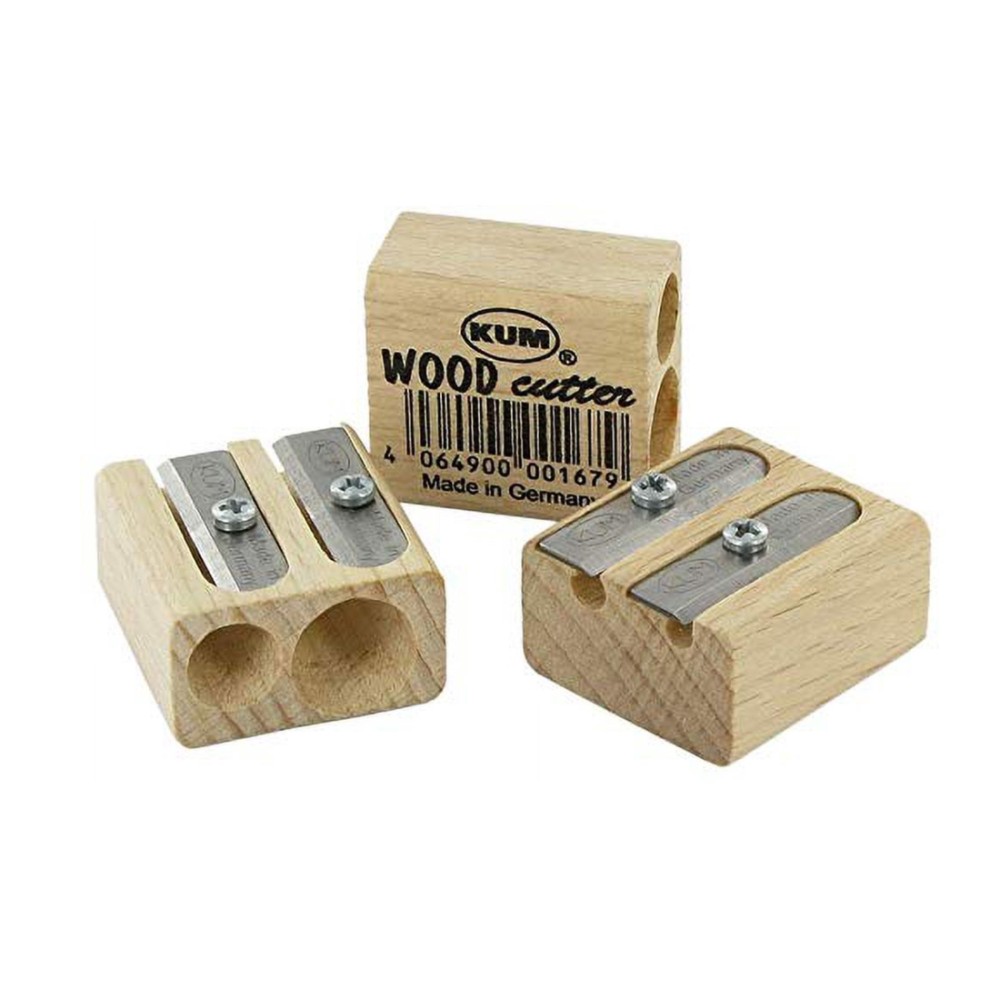 Двойна острилка KUM Wood 2, ф 8/11 мм, дървена