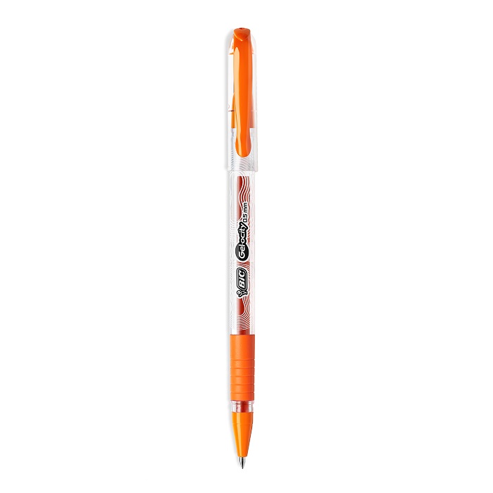 Гелова химикалка BiC Gel-ocity Stic FUN, 0.5 мм, оранжева