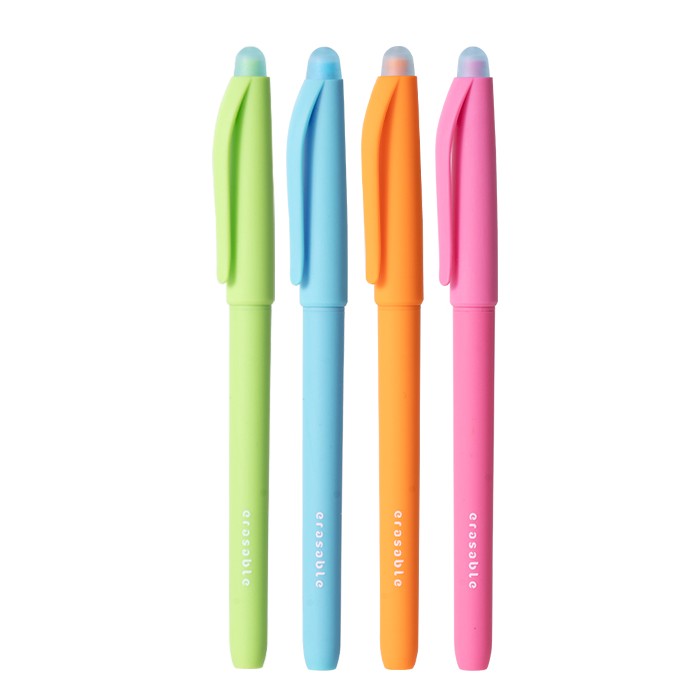 Изтриваема химикалка Deli EG163-BL, с грип, 0.5 мм, синя