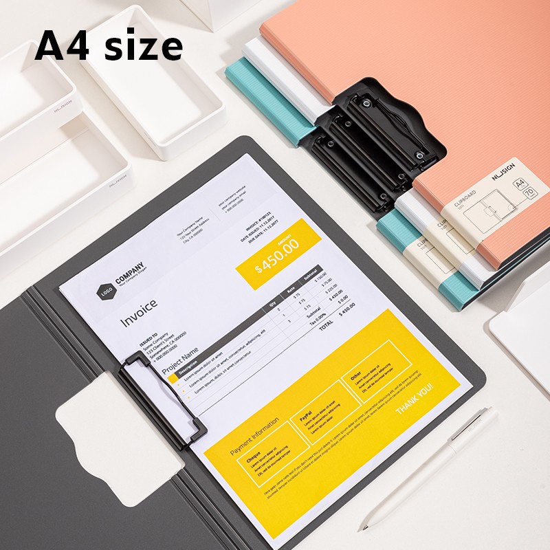 Клипборд с капак NuSign E5011, A4, хоризонтален, Foam PP, зелен