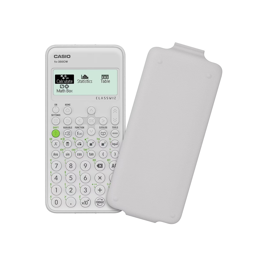 Научен калкулатор CASIO Classwiz fx-350CW, 10+2 dgt, 290+ функции, 162х77х14 мм, сив