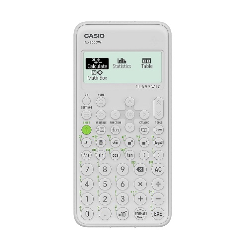 Научен калкулатор CASIO Classwiz fx-350CW, 10+2 dgt, 290+ функции, 162х77х14 мм, сив