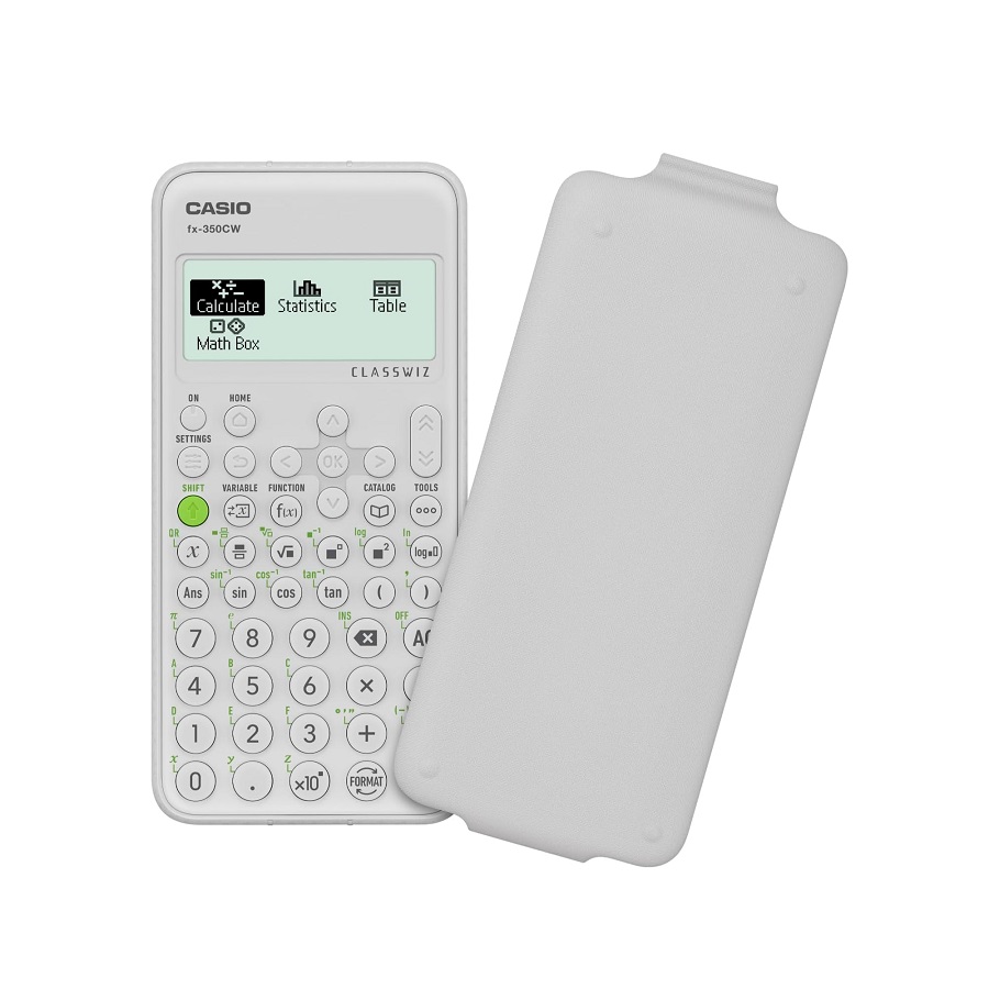 Научен калкулатор CASIO Classwiz fx-350CW, 10+2 dgt, 290+ функции, 162х77х14 мм, сив