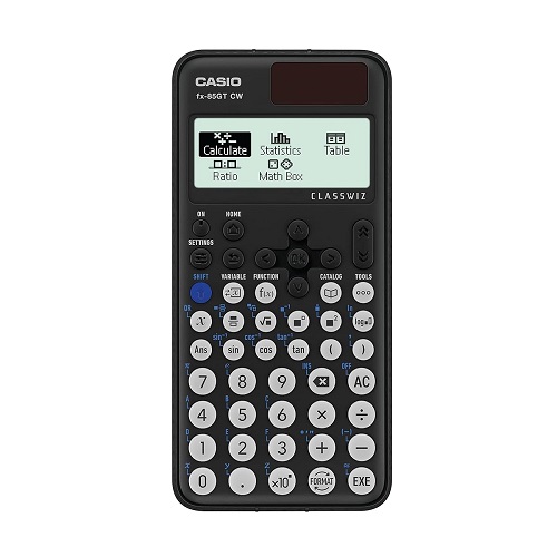 Научен калкулатор CASIO Classwiz fx-85CW, 290+ функции, 162х77х10.7 мм, черен