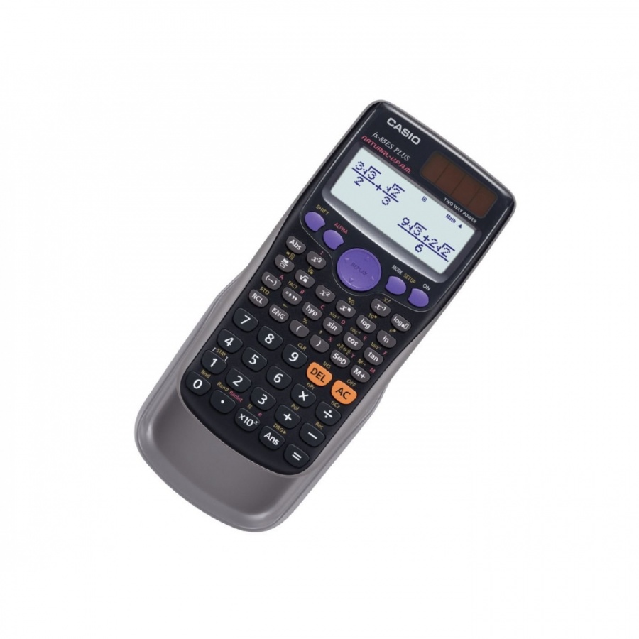 Научен калкулатор CASIO fx-85ES PLUS-2, 10+2 dgt, 252 функции, 162х77х11.1 мм, черен