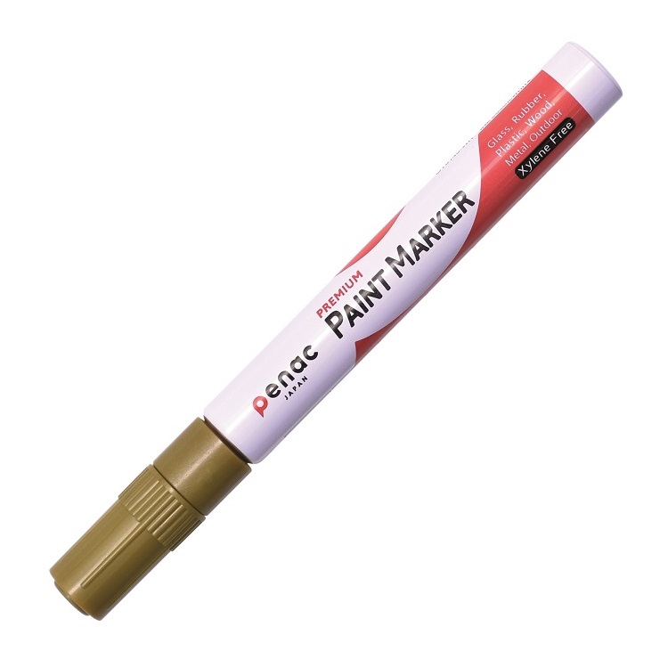 Paint маркер Penac, объл връх 2-4 мм, златен