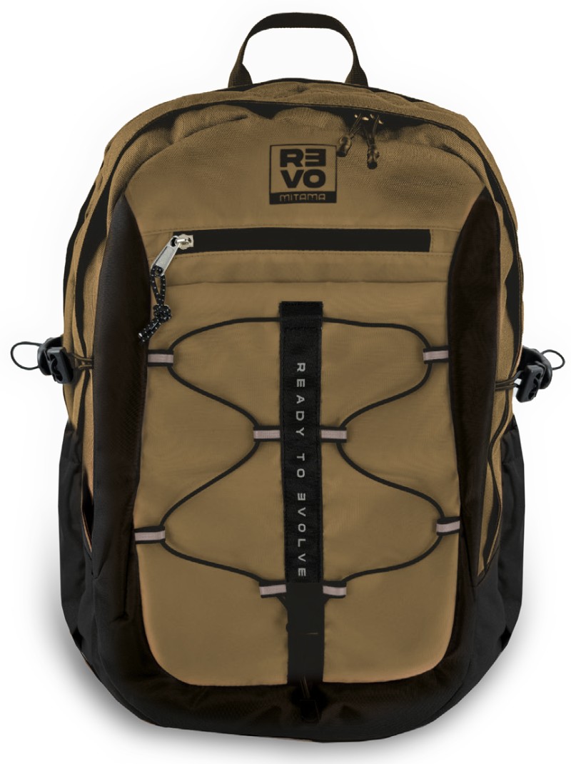 Раница MITAMA REVO Desert Khaki, унисекс, 3 отделения, кафява