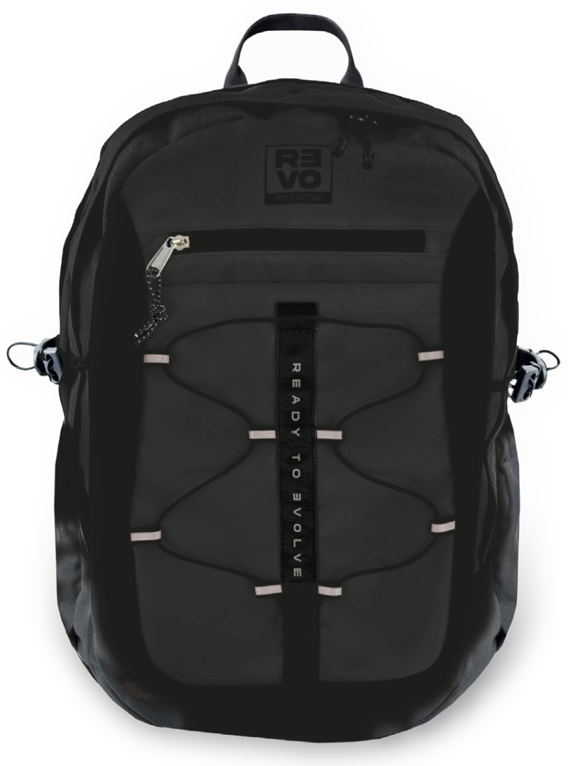 Раница MITAMA REVO Midnight Black, унисекс, 3 отделения, черна