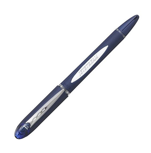 Ролер Uni JETSTREAM SX-217, течно мастило, 0.7 мм, син