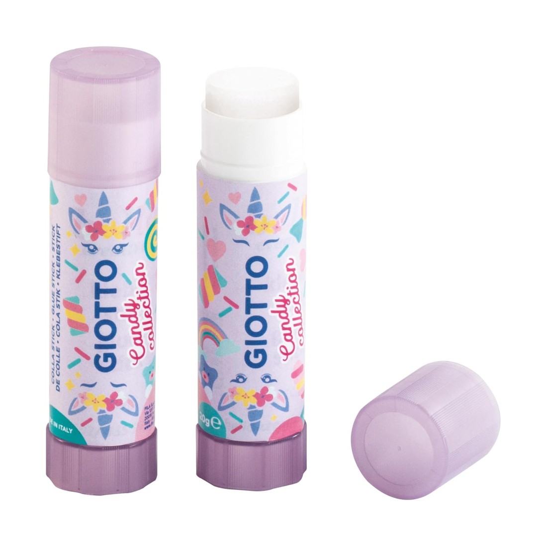 Сухо лепило GIOTTO Candy, без разтворители, 2х20 г, блистер