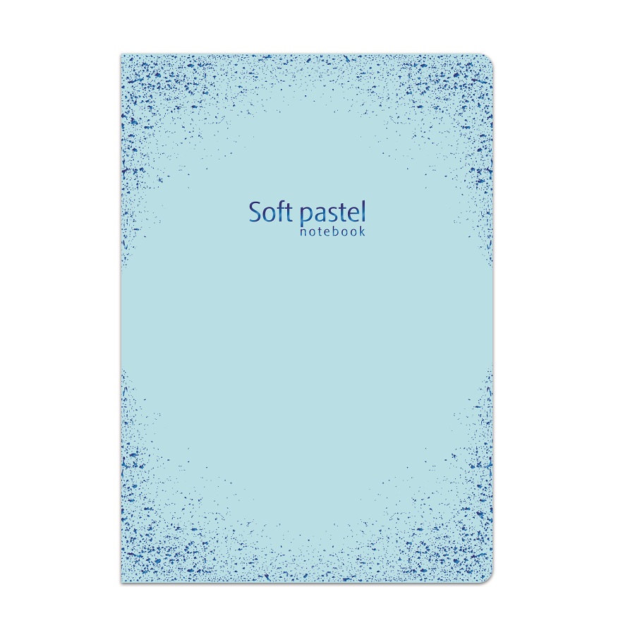 Тетрадка LASTVA Soft Pastel, A4, 52 л., линиран офсет 80 г, корица 300 г, мат ламинат, релеф