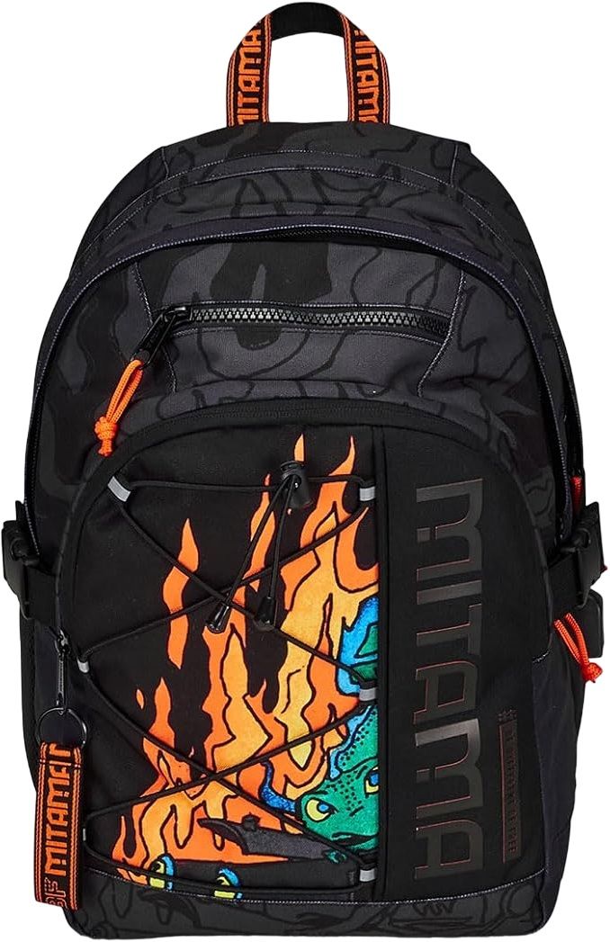 Ученическа раница MITAMA #BDBF Hellblack, USB порт, 4 отделения
