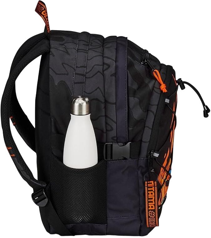 Ученическа раница MITAMA #BDBF Hellblack, USB порт, 4 отделения