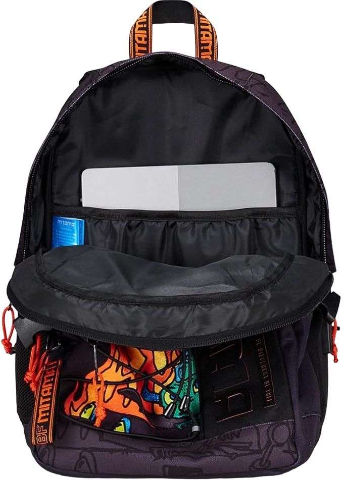 Ученическа раница MITAMA #BDBF Hellblack, USB порт, 4 отделения