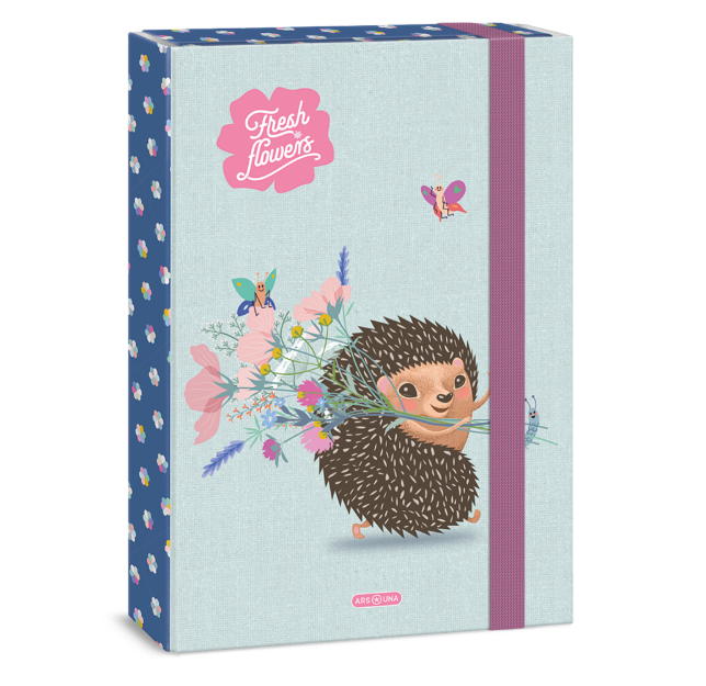 Кутия с ластик А4 Ars Una Fresh flowers (5524)
