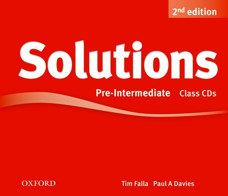 Solutions Pre-Intermediate Class CD (2nd Edition) / Английски език - ниво A2: 3 CD аудио
