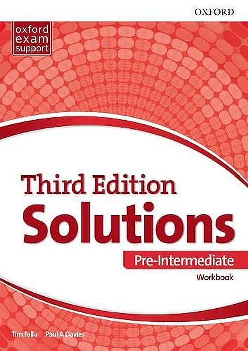 Solutions Pre-Intermediate Workbook (3rd Revised Edition) / Английски език - ниво A2: Учебна тетрадка