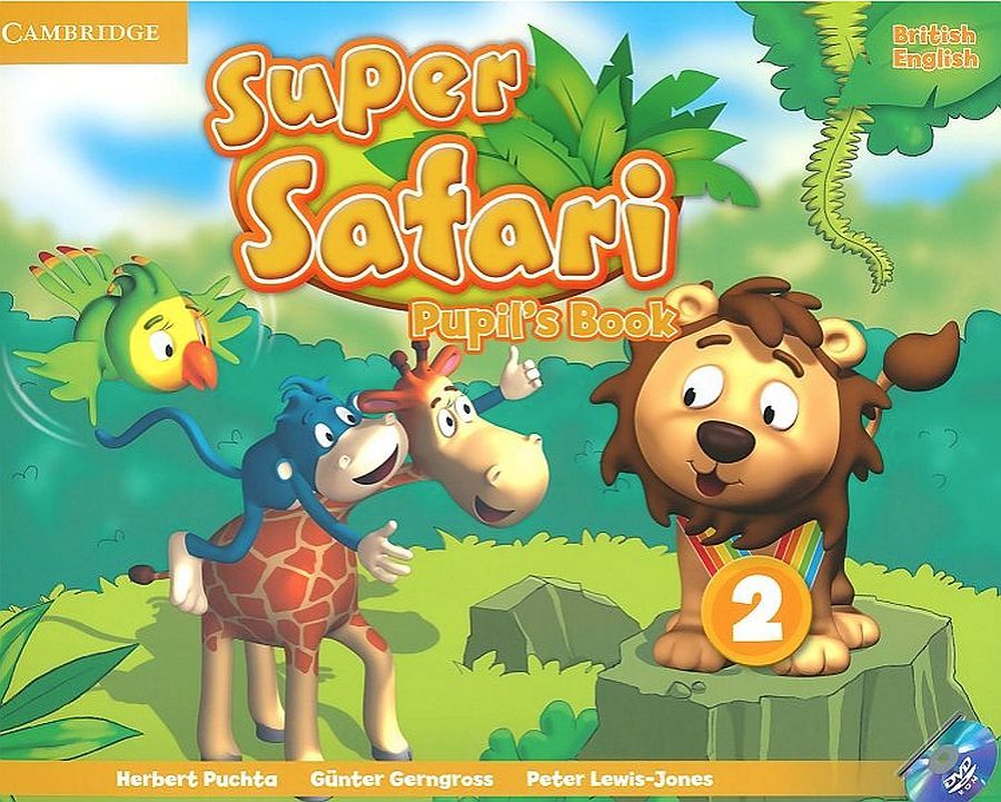 Super Safari 2 Pupil's Book / Английски език - ниво 2: Учебник + DVD-ROM