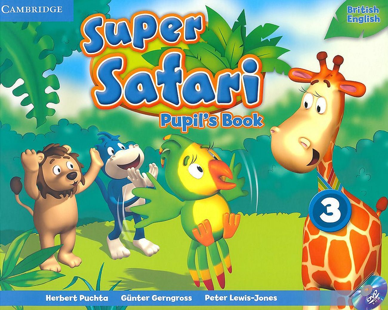 Super Safari 3 Pupil's Book / Английски език - ниво 3: Учебник + DVD-ROM