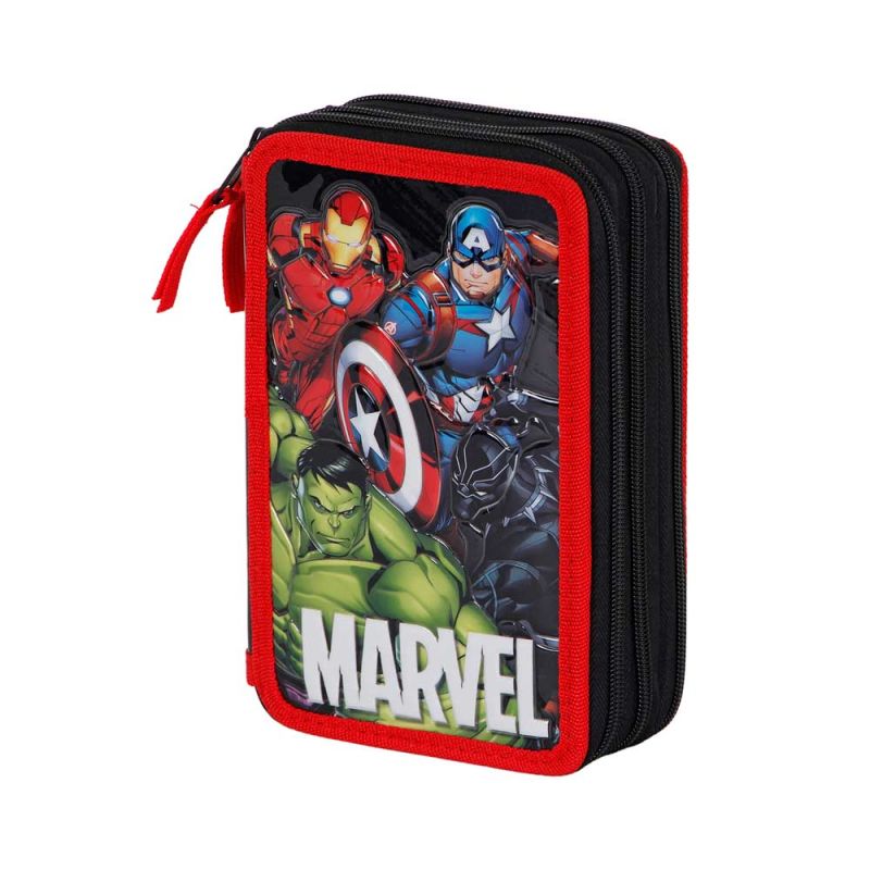 AVENGERS GROUP несесер с 3 ципа, ПЪЛЕН