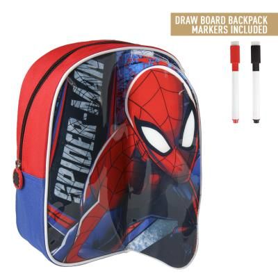 SPIDERMAN малка раница с 2 маркера за оцветяване