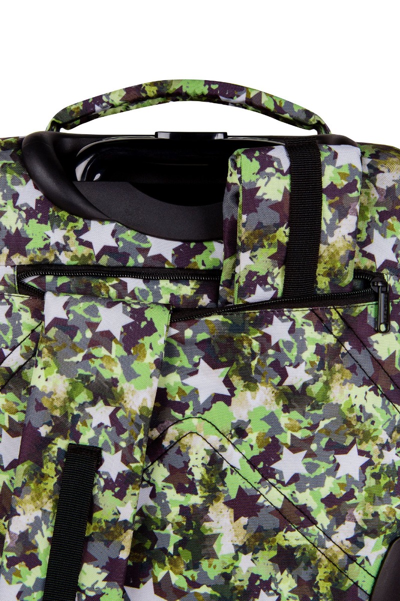 Ученическа раница на колела Coolpack - Compact - Army Stars