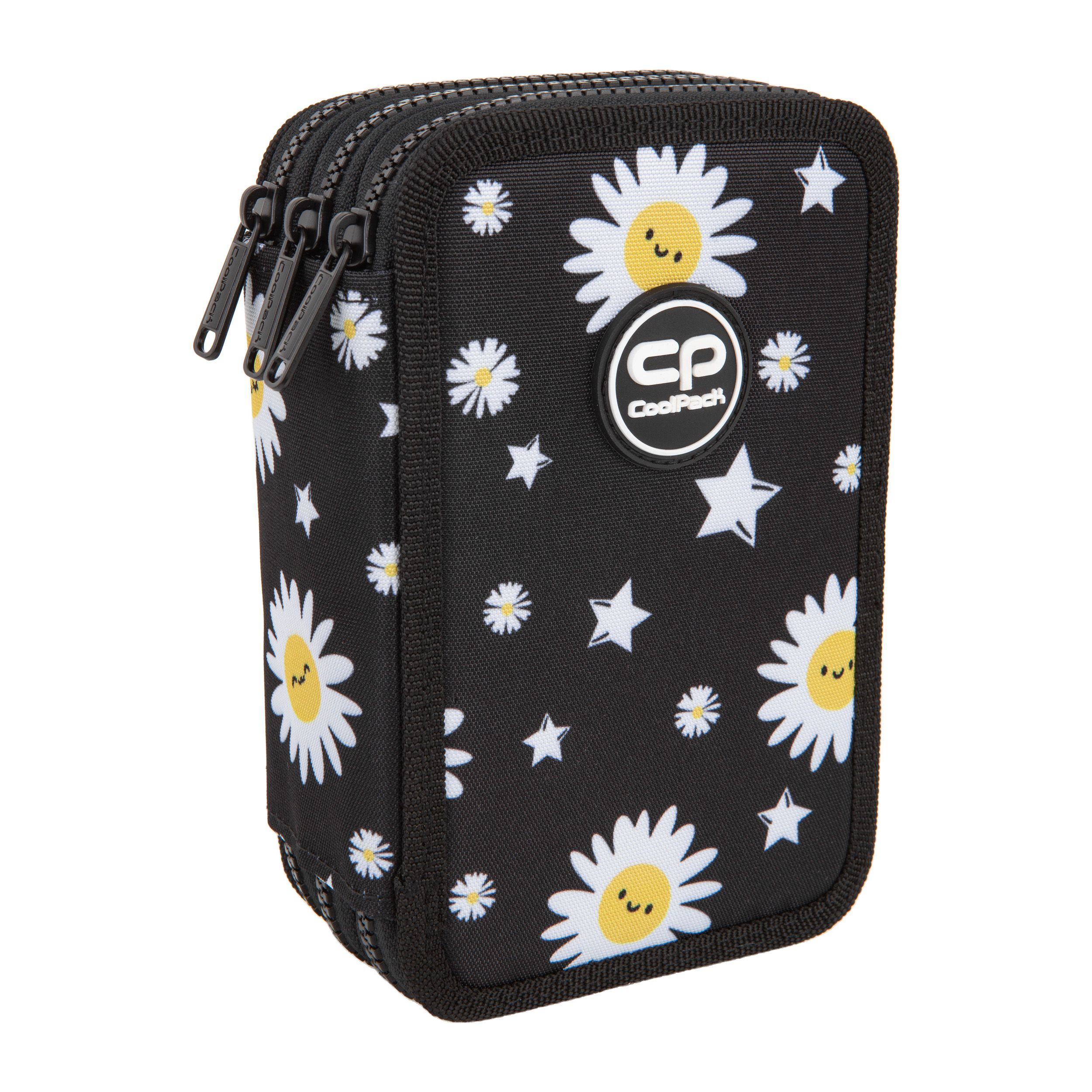 Ученически несесер с пособия Coolpack - Jumper 3 - DAISY BLACK