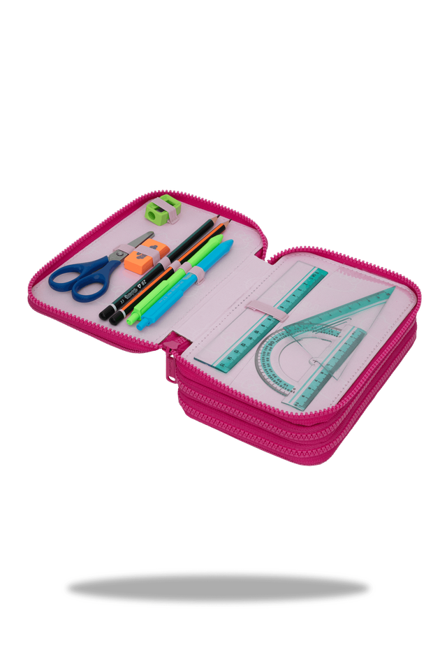 Ученически несесер с пособия Coolpack - Jumper 3 - Hello Kitty Pink